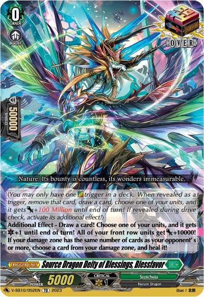 Image of Source Dragon Deity of Blessings, Blessfavor (V-SS10/052EN) [Premium Battle Deckset 2023]