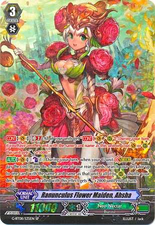 Image of Ranunculus Flower Maiden, Ahsha (G-BT08/S35EN) [Absolute Judgment]