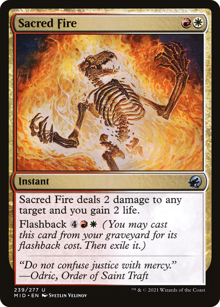 Image of Sacred Fire [Innistrad: Midnight Hunt]