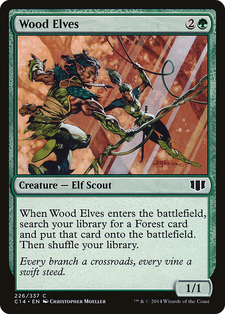 Image of Wood Elves [Commander 2014]