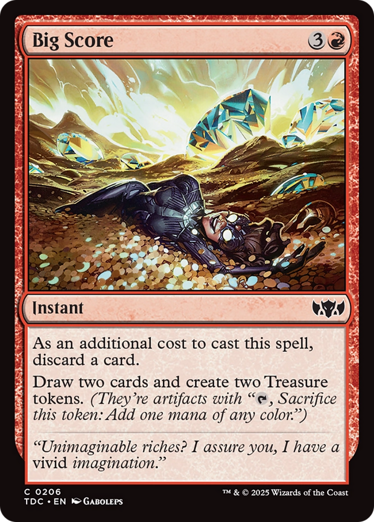 Image of Big Score [Tarkir: Dragonstorm Commander]