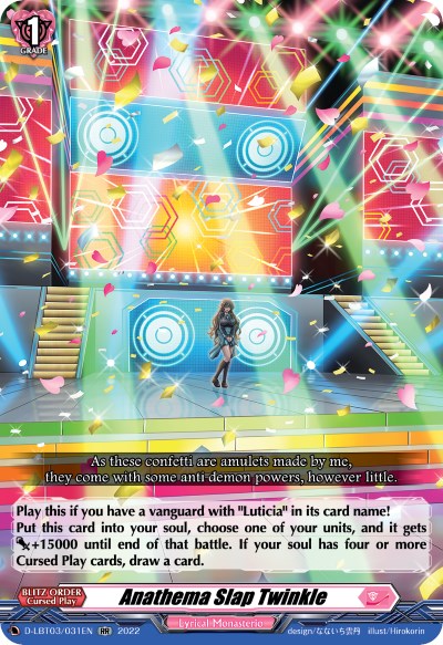 Image of Anathema Slap Twinkle (D-LBT03/031EN) [Lyrical Monasterio: Summertime Memories!]