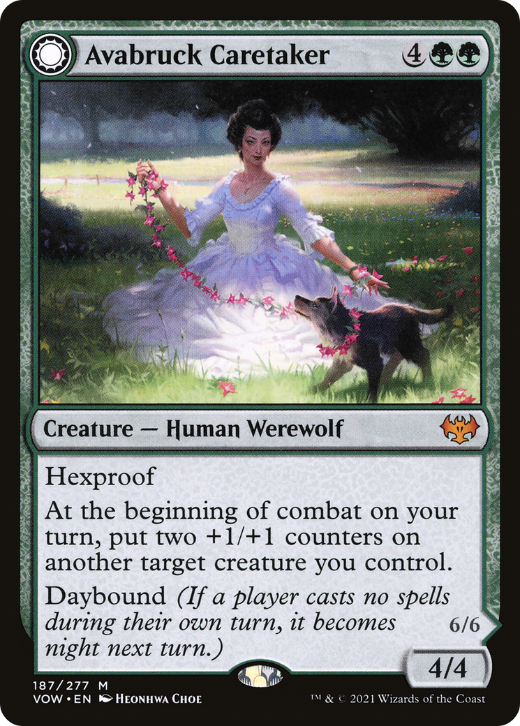 Image of Avabruck Caretaker // Hollowhenge Huntmaster [Innistrad: Crimson Vow]