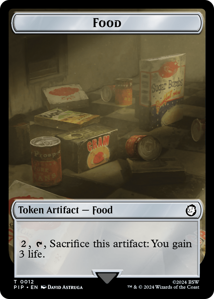 Image of Food (0012) // Copy Double-Sided Token [Fallout Tokens]