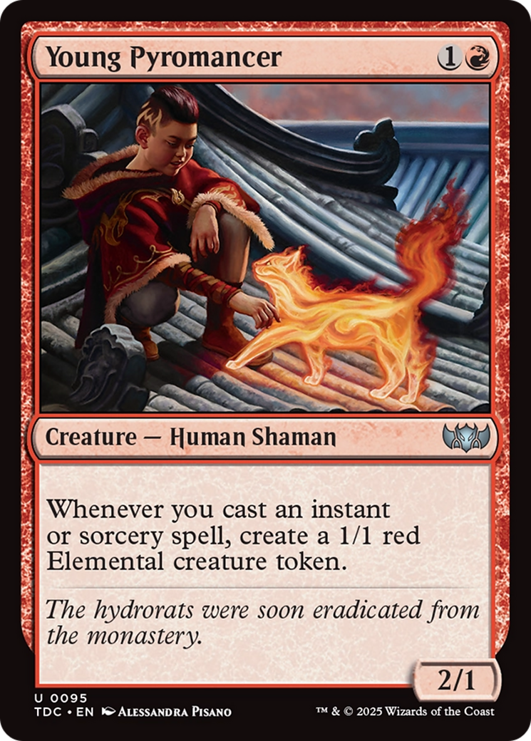 Image of Young Pyromancer [Tarkir: Dragonstorm Commander]