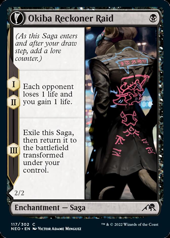 Image of Okiba Reckoner Raid // Nezumi Road Captain [Kamigawa: Neon Dynasty]