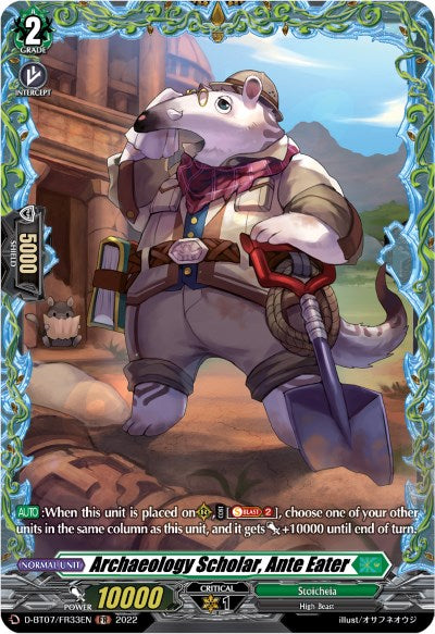 Image of Archaeology Scholar, Ante Ealter (FR) (D-BT07/FR33EN) [Raging Flames Against Emerald Storm]