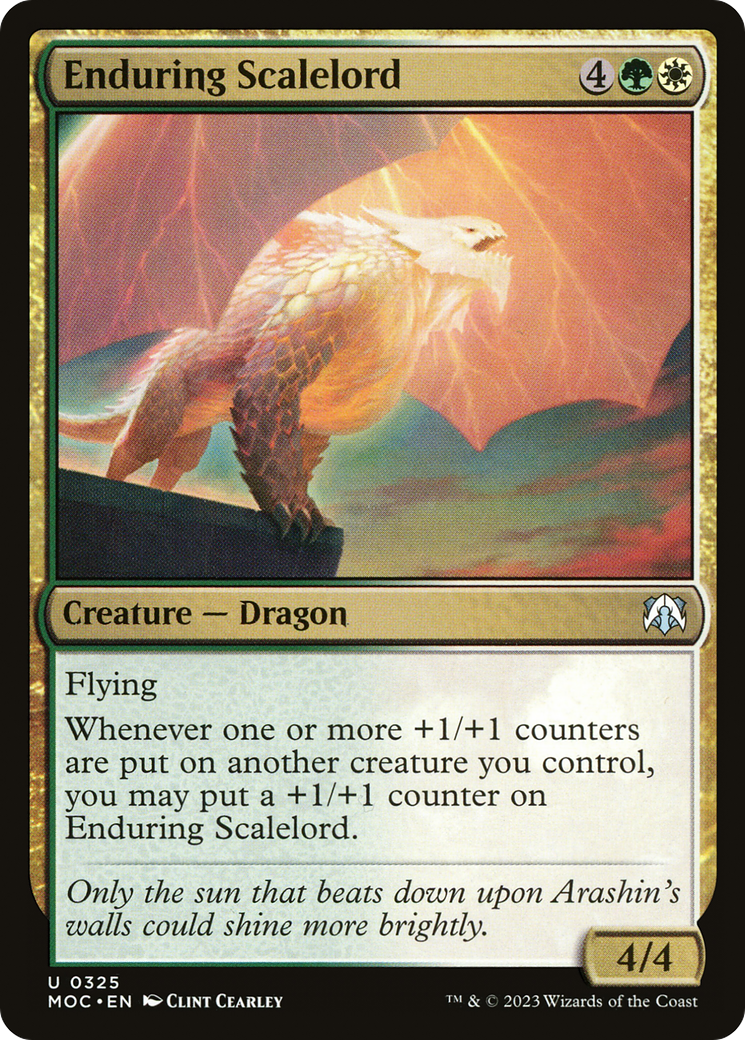 Image of Enduring Scalelord [March of the Machine Commander]