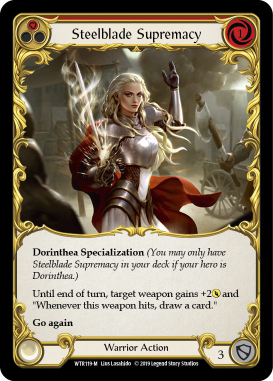 Image of Steelblade Supremacy [WTR119-M] (Welcome to Rathe)  Alpha Print Normal