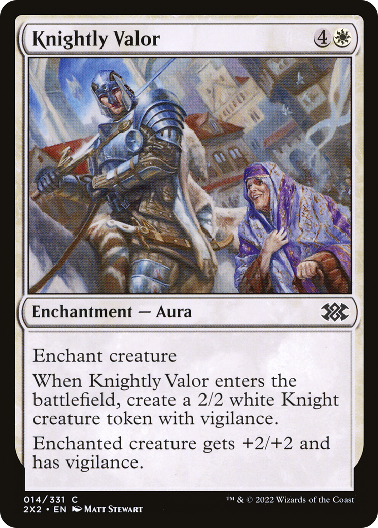 Image of Knightly Valor [Double Masters 2022]