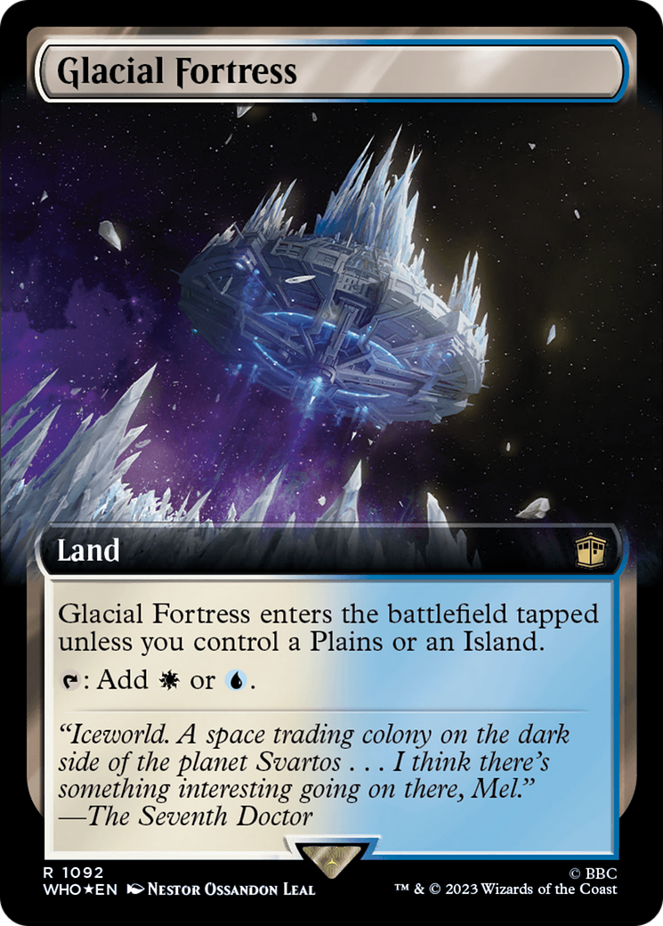 Image of Glacial Fortress (Extended Art) (Surge Foil) [Doctor Who]