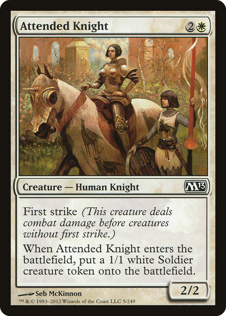 Image of Attended Knight [Magic 2013]