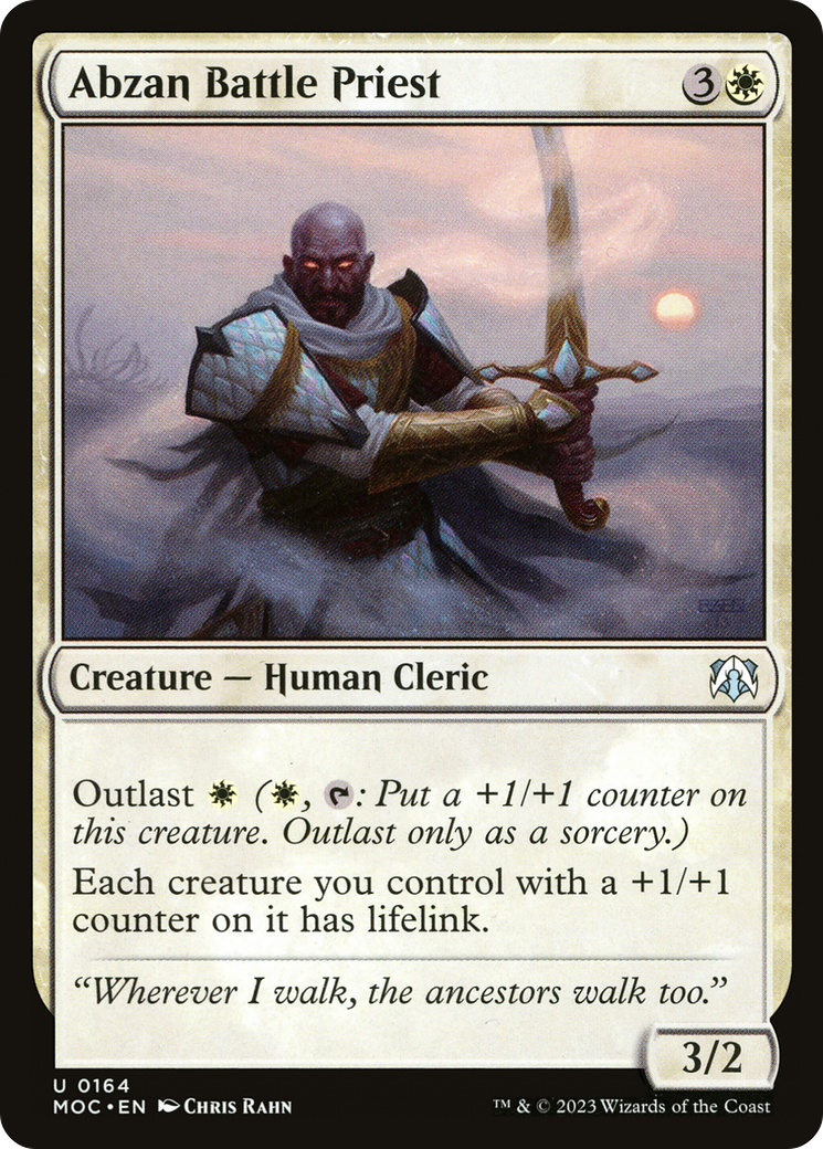 Image of Abzan Battle Priest [March of the Machine Commander]
