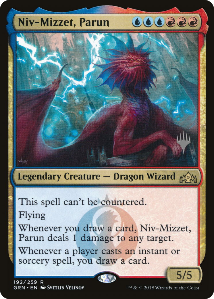 Image of Niv-Mizzet, Parun (Promo Pack) [Guilds of Ravnica Promos]