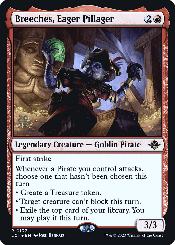 Image of Breeches, Eager Pillager [The Lost Caverns of Ixalan Prerelease Cards]