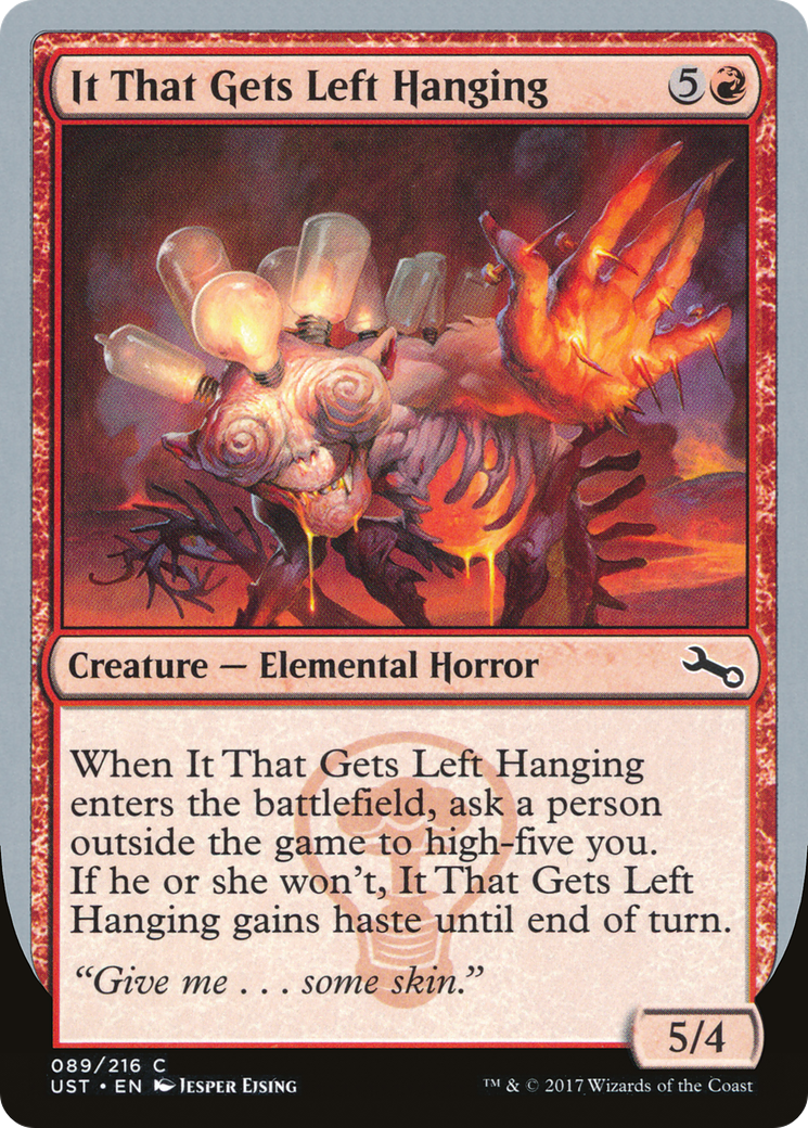 Image of It That Gets Left Hanging [Unstable]