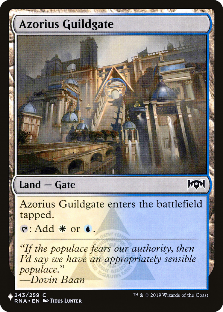 Image of Azorius Guildgate [The List]