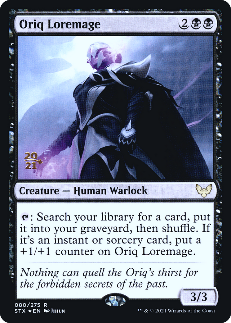 Image of Oriq Loremage [Strixhaven: School of Mages Prerelease Promos]