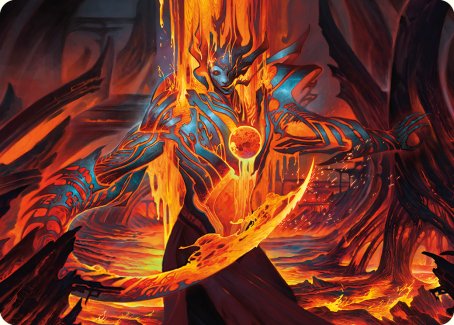 Image of Free From Flesh Art Card [Phyrexia: All Will Be One Art Series]