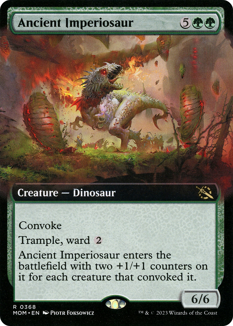 Image of Ancient Imperiosaur (Extended Art) [March of the Machine]