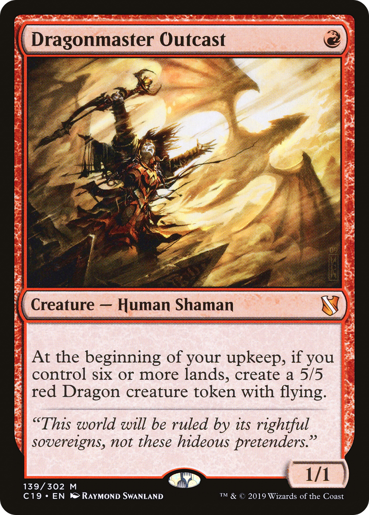 Image of Dragonmaster Outcast [Commander 2019]