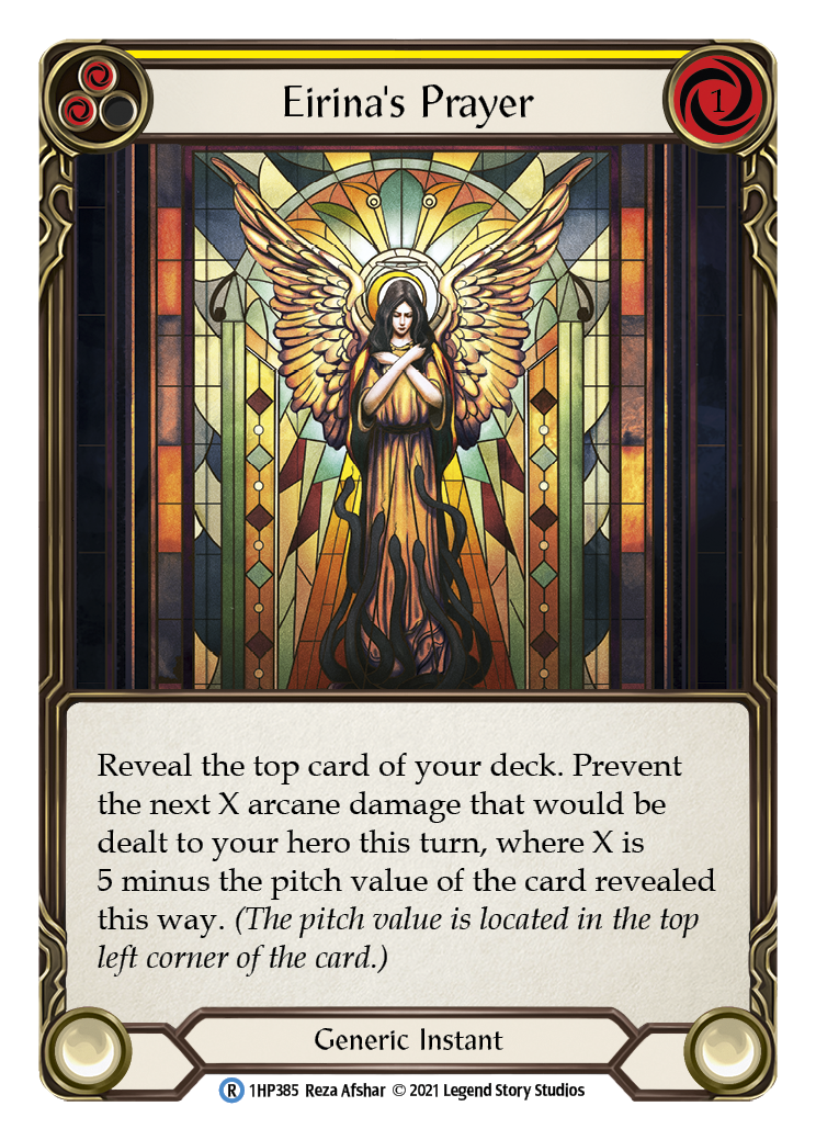 Image of Eirina's Prayer (Yellow) [1HP385] (History Pack 1)