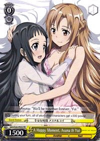 Image of A Happy Moment, Asuna & Yui (SAO/S20-PE03 PR) (Promo) [Sword Art Online]