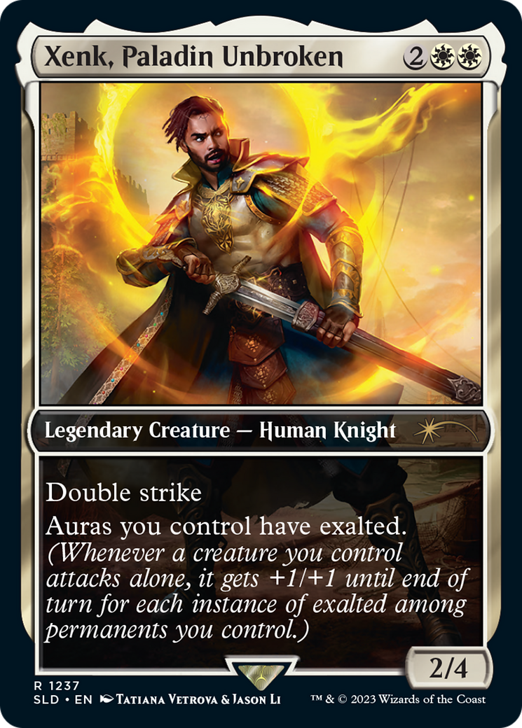 Image of Xenk, Paladin Unbroken [Secret Lair Drop Series]