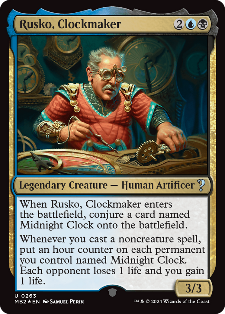 Image of Rusko, Clockmaker [Mystery Booster 2]
