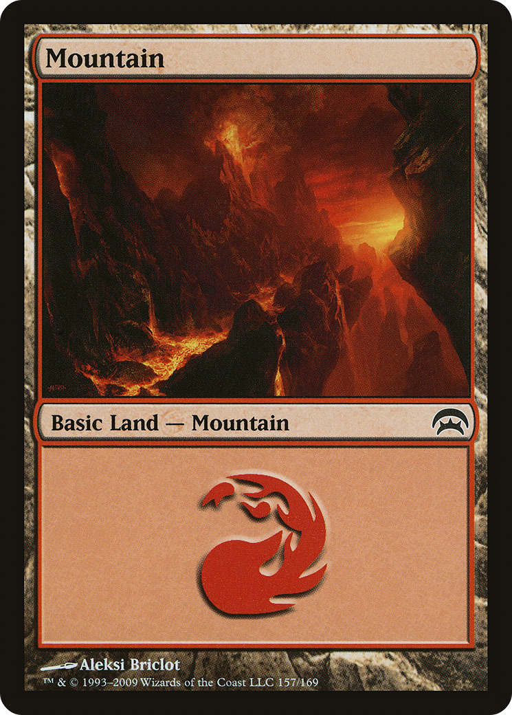 Image of Mountain (157) [Planechase]