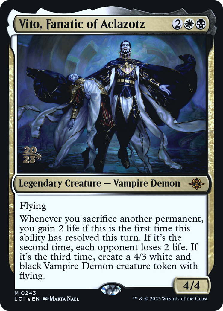 Image of Vito, Fanatic of Aclazotz [The Lost Caverns of Ixalan Prerelease Cards]