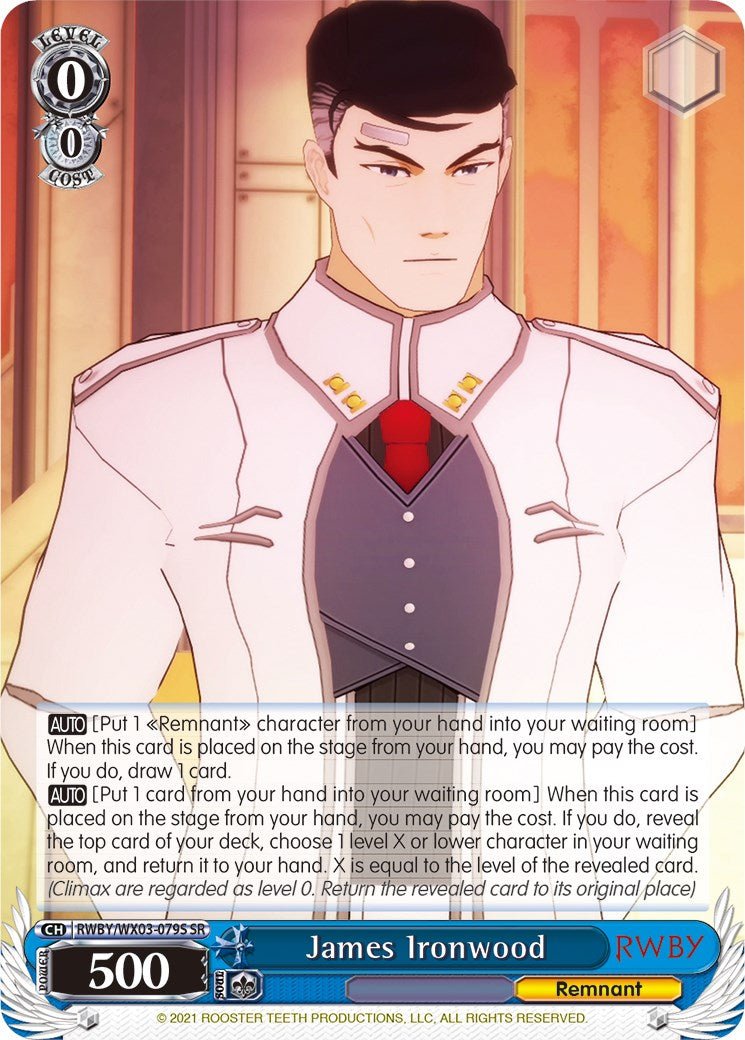 Image of James Ironwood (RWBY/WX03-079S SR) [RWBY]