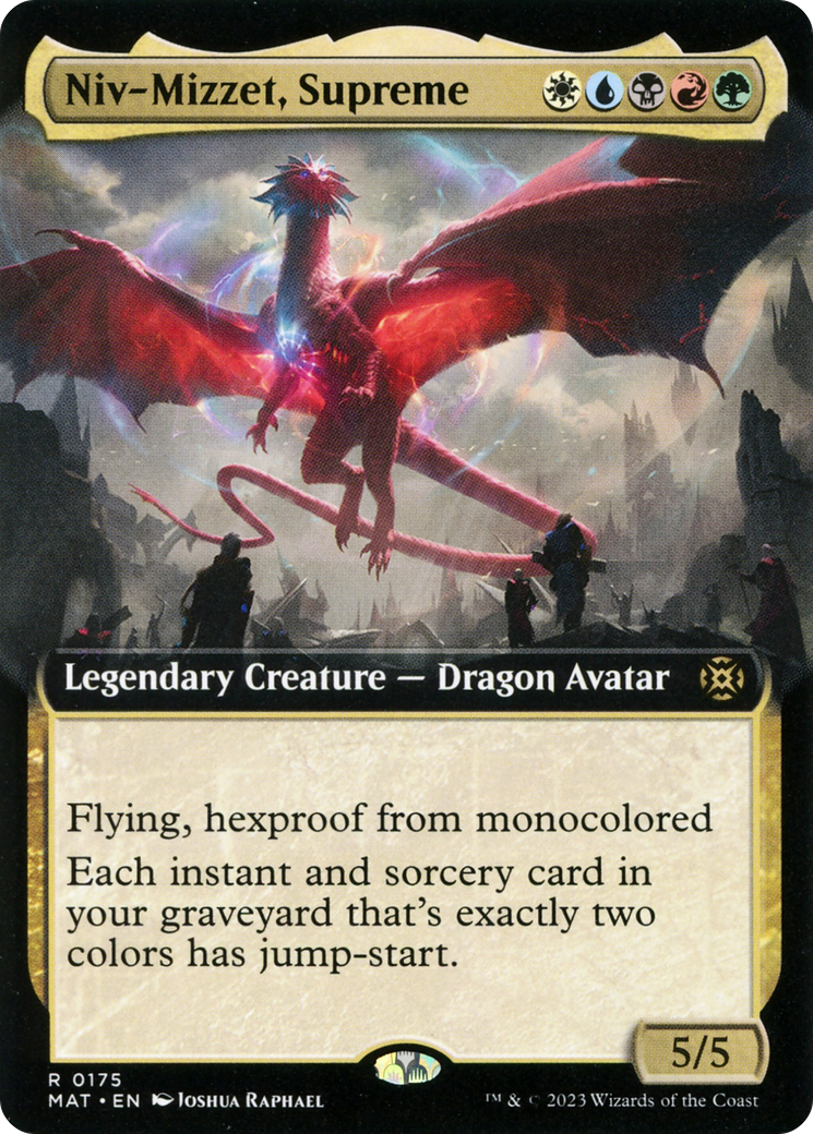Image of Niv-Mizzet, Supreme (Extended Art) [March of the Machine: The Aftermath]