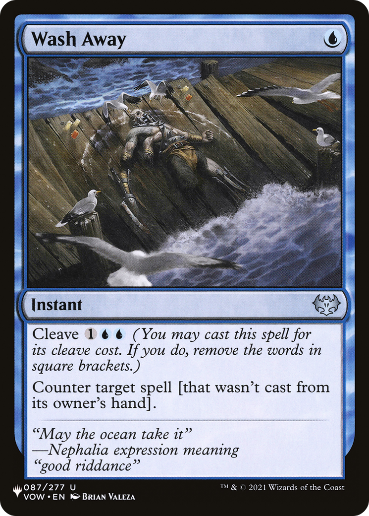 Image of Wash Away [The List]