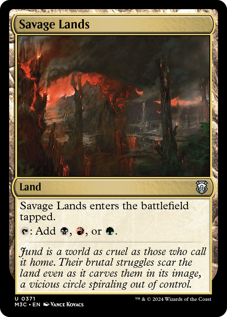 Image of Savage Lands [Modern Horizons 3 Commander]