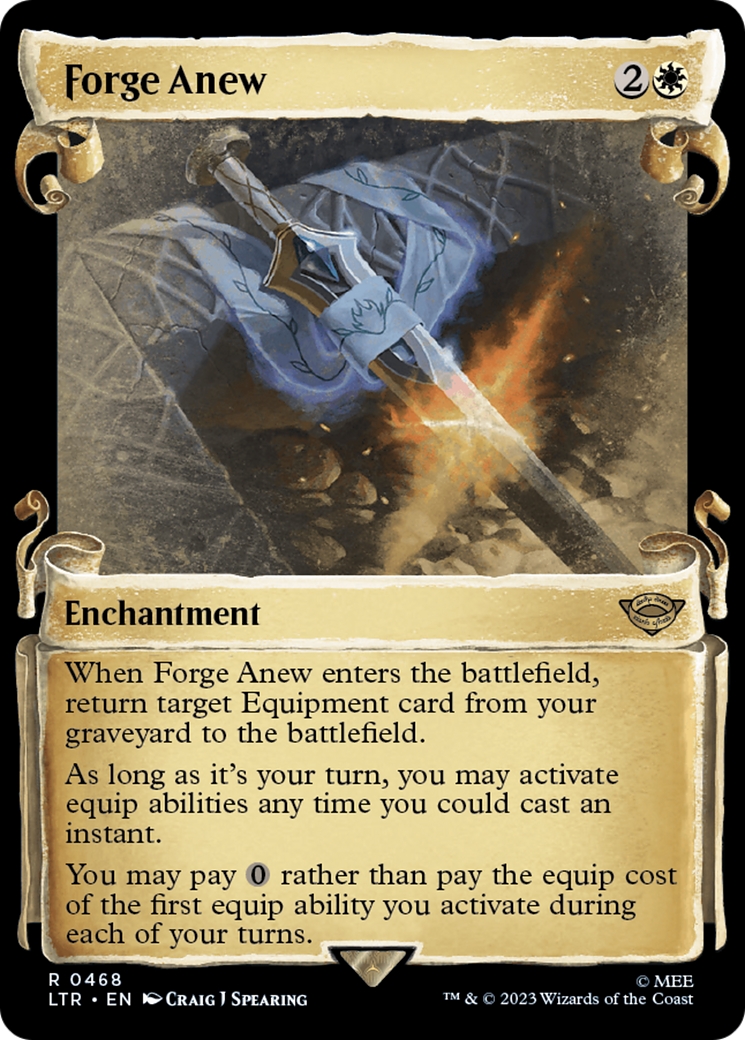 Image of Forge Anew [The Lord of the Rings: Tales of Middle-Earth Showcase Scrolls]