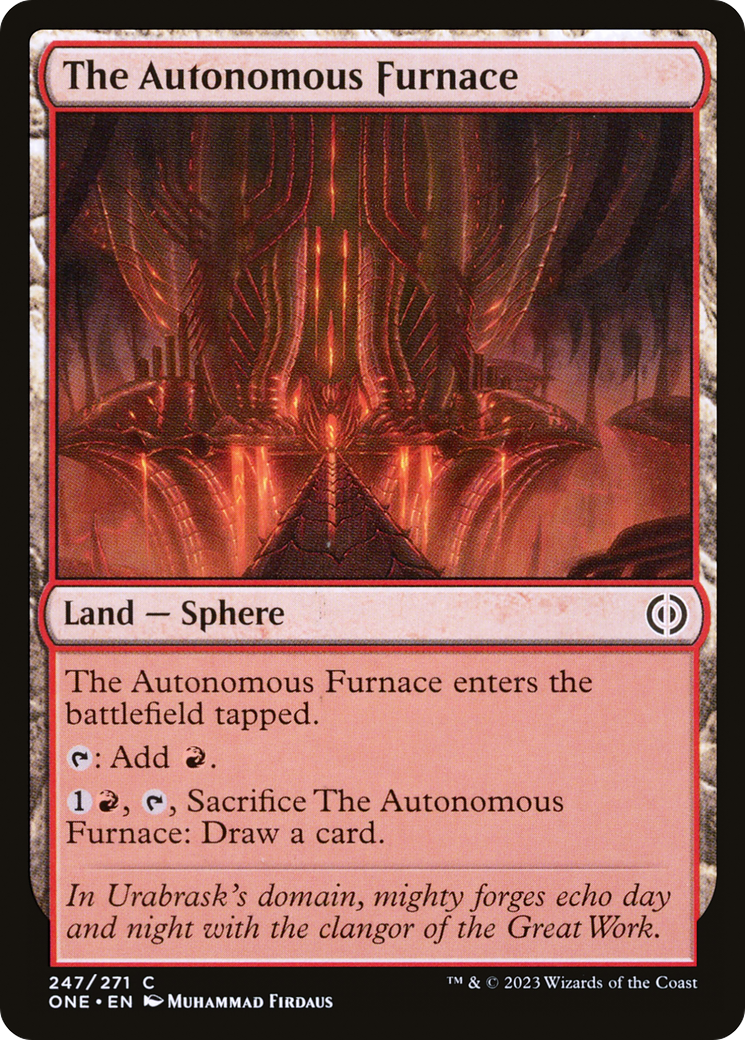 Image of The Autonomous Furnace [Phyrexia: All Will Be One]