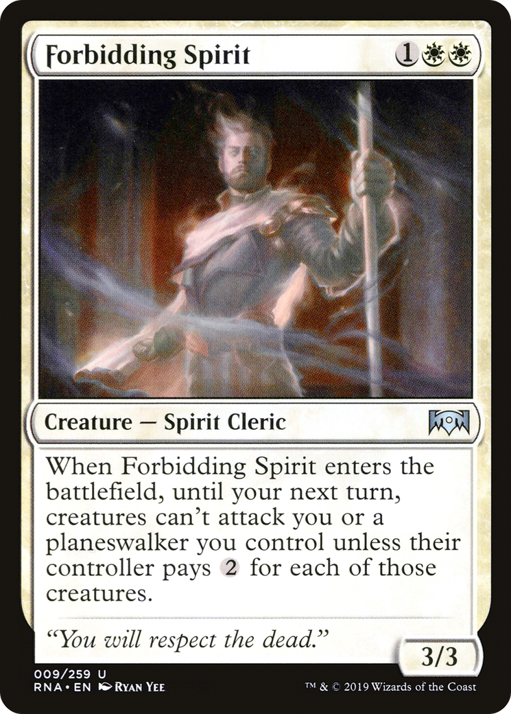 Image of Forbidding Spirit [Ravnica Allegiance]