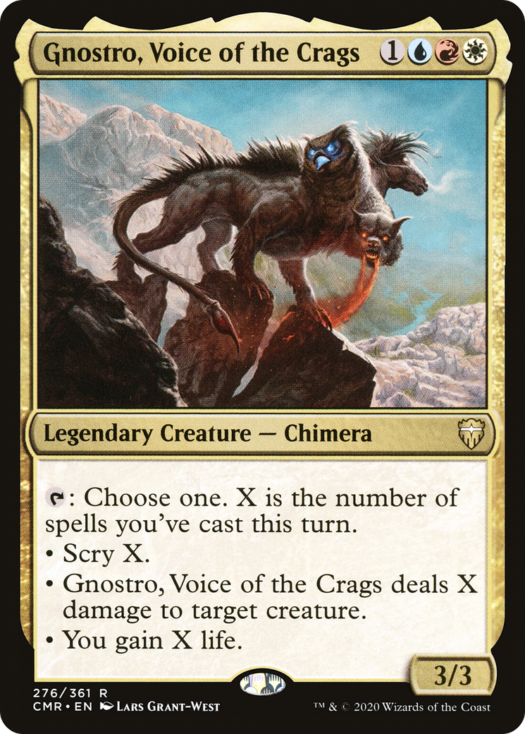 Image of Gnostro, Voice of the Crags [Commander Legends]