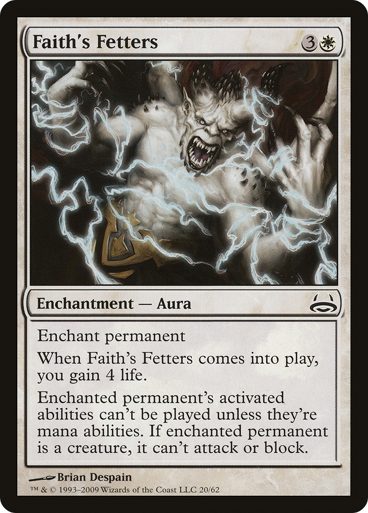 Image of Faith's Fetters [Duel Decks: Divine vs. Demonic]