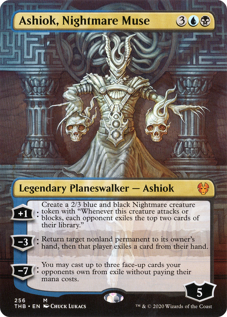 Image of Ashiok, Nightmare Muse (Borderless) [Theros Beyond Death]