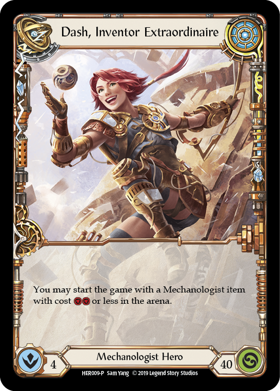 Image of Dash, Inventor Extraordinaire [HER009-P] (Promo)  1st Edition Cold Foil