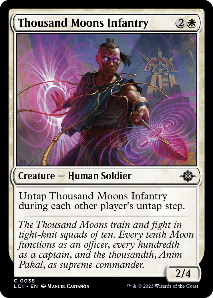 Image of Thousand Moons Infantry [The Lost Caverns of Ixalan]