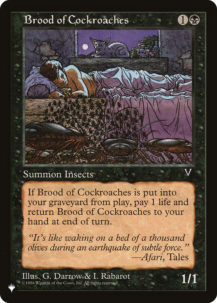 Image of Brood of Cockroaches [The List]