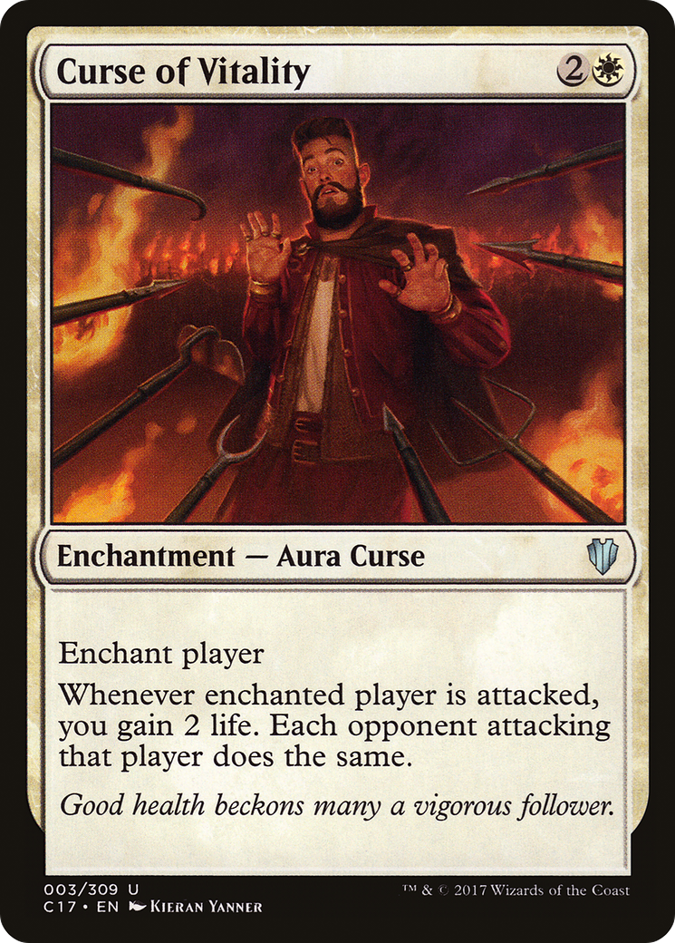 Image of Curse of Vitality [Commander 2017]