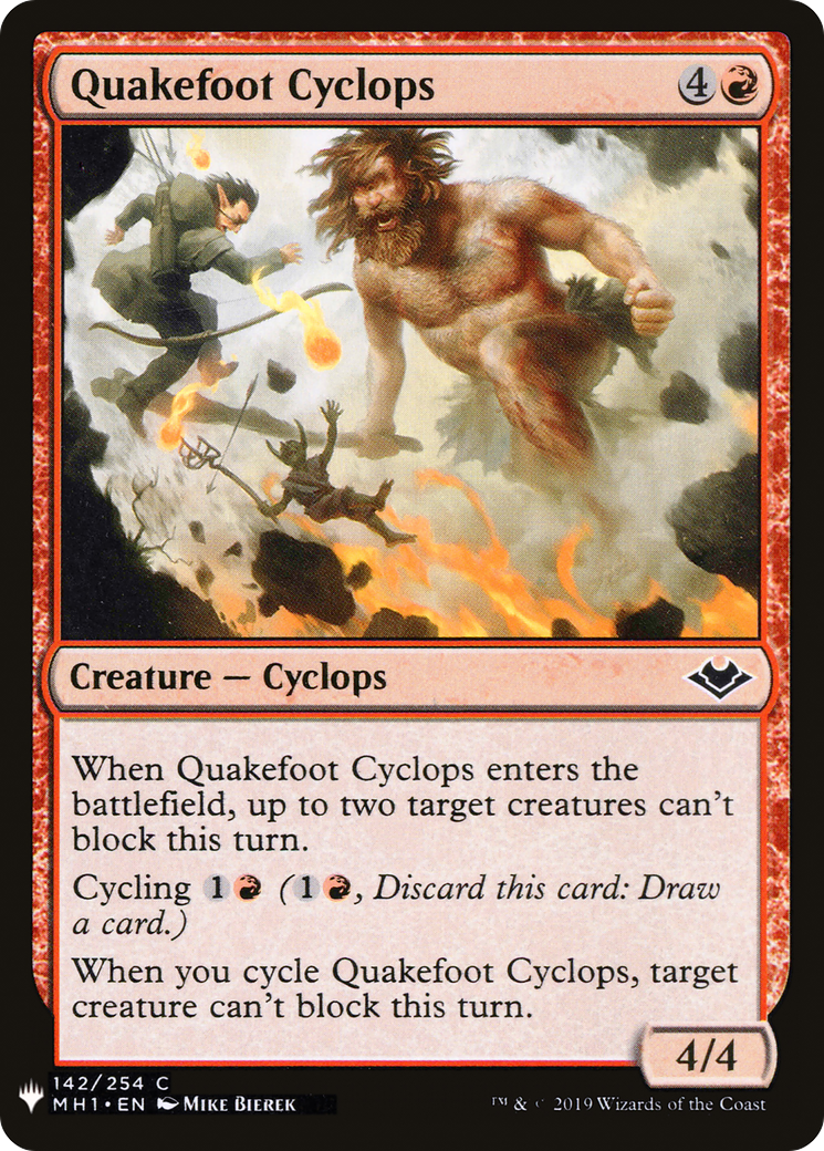 Image of Quakefoot Cyclops [Mystery Booster]