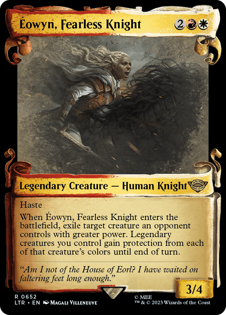 Image of Eowyn, Fearless Knight [The Lord of the Rings: Tales of Middle-Earth Showcase Scrolls]