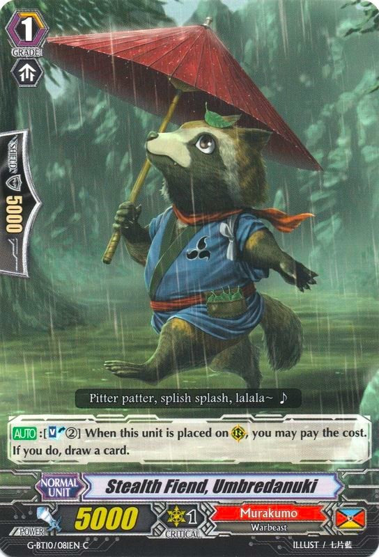 Image of Stealth Fiend, Umbredanuki (G-BT10/081EN) [Raging Clash of the Blade Fangs]