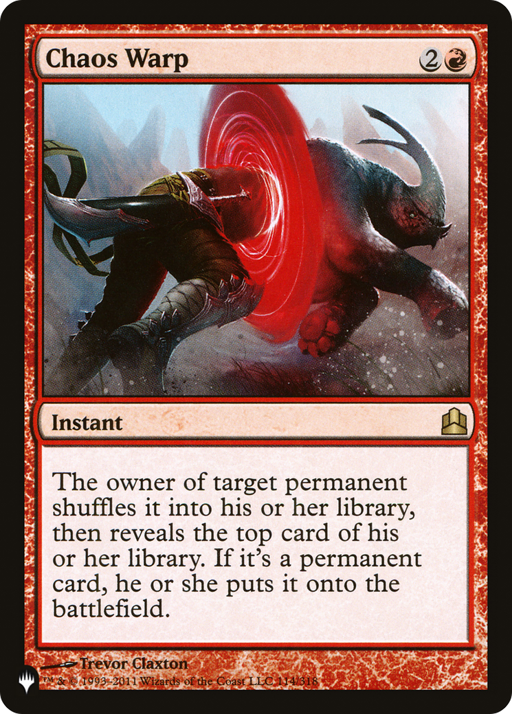 Image of Chaos Warp (CMD) [The List]