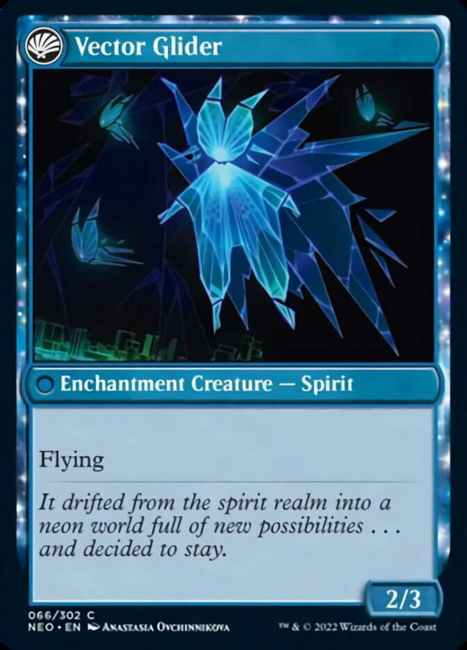 Image of The Modern Age // Vector Glider [Kamigawa: Neon Dynasty]